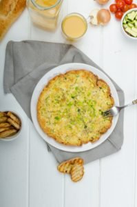 Cheddar and Zucchini Frittata