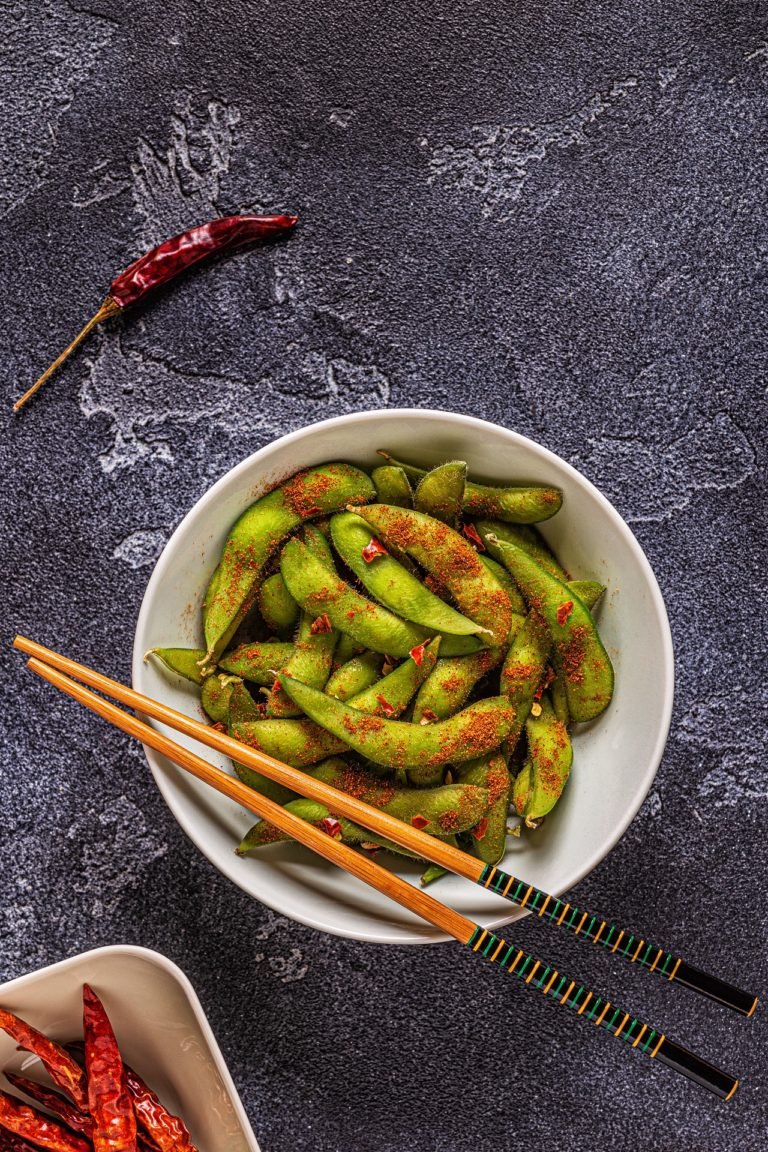 Edamame with Aleppo Pepper