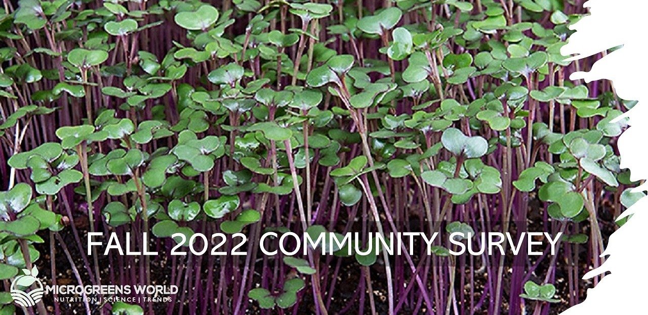 Microgreens World 2022 Fall Survey