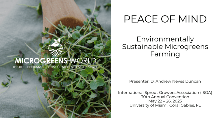 Peace of Mind: ISGA 2023 Talk