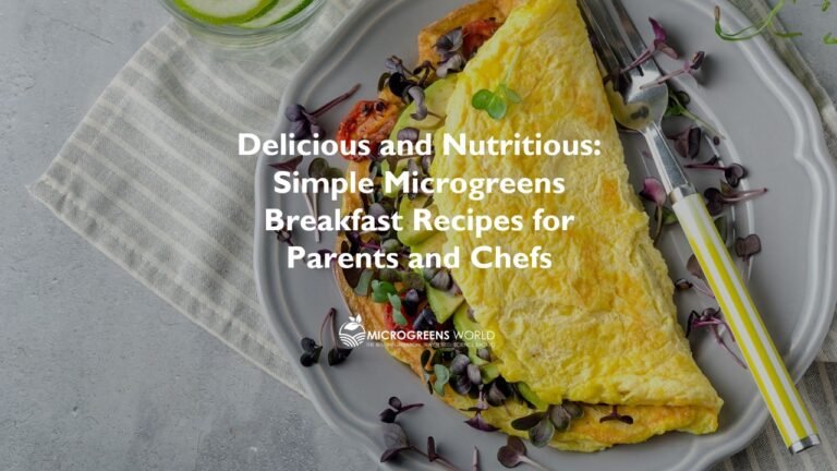 Simple Microgreens Breakfast Recipes