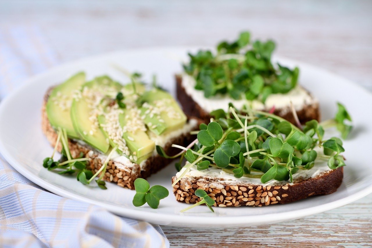 A sandwich: Incorporating Microgreens into Your Diet