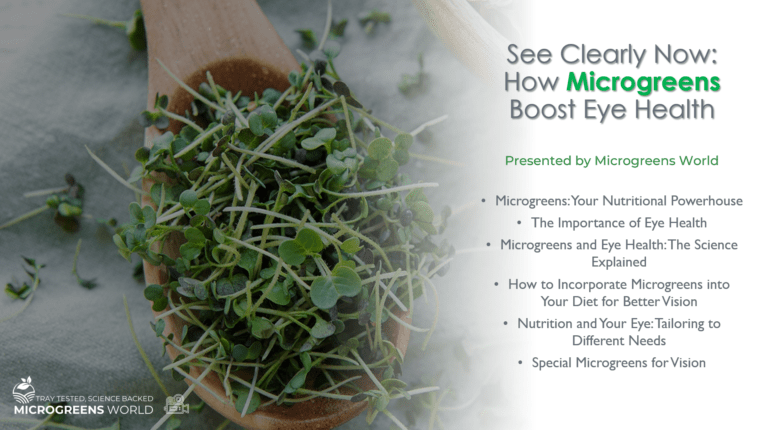 See Clearly Now: How Microgreens Boost Eye Health
