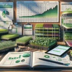 A farm planner's workstation