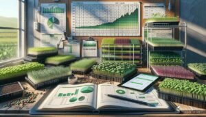 A farm planner's workstation