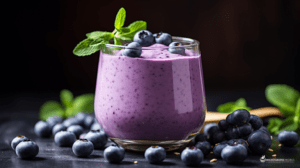 Blueberry Basil Blast Smoothie