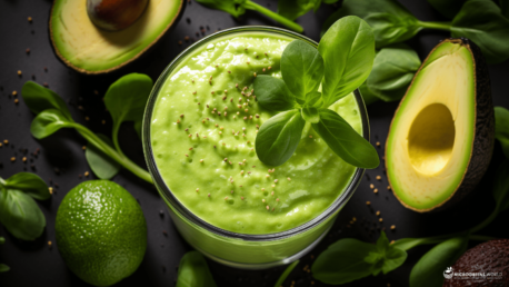 Creamy Avocado Spinach Elixir Smoothie