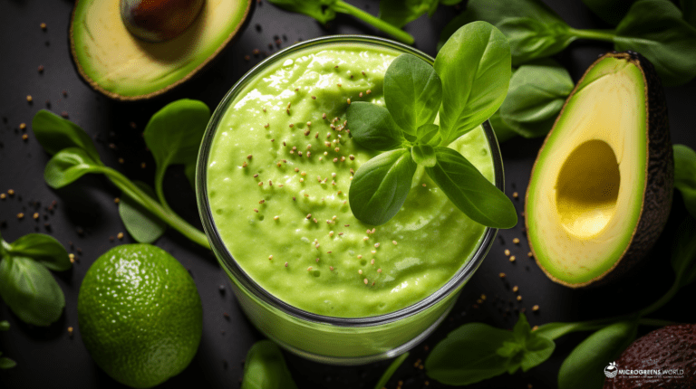 Creamy Avocado Spinach Elixir Smoothie