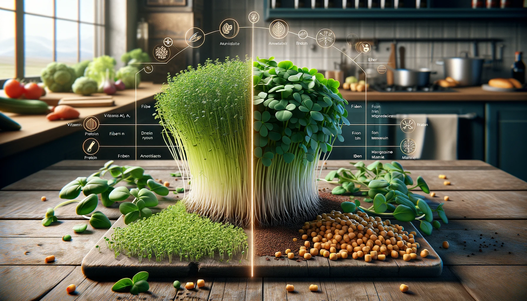 Comparison of Fenugreek Microgreens with Mature Fenugreek Plant Comparison of Fenugreek Microgreens with Mature Fenugreek Plant