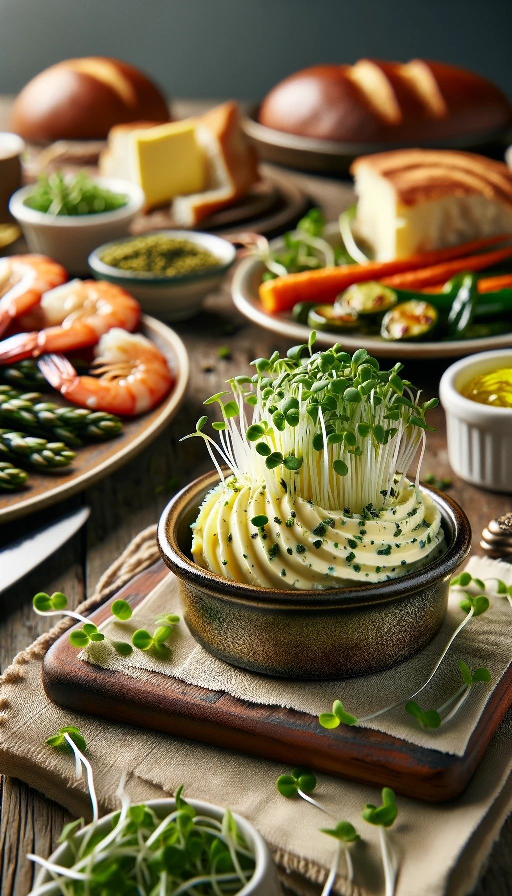 Fenugreek Microgreens Herb Butter Recipe Fenugreek Microgreens Herb Butter Recipe