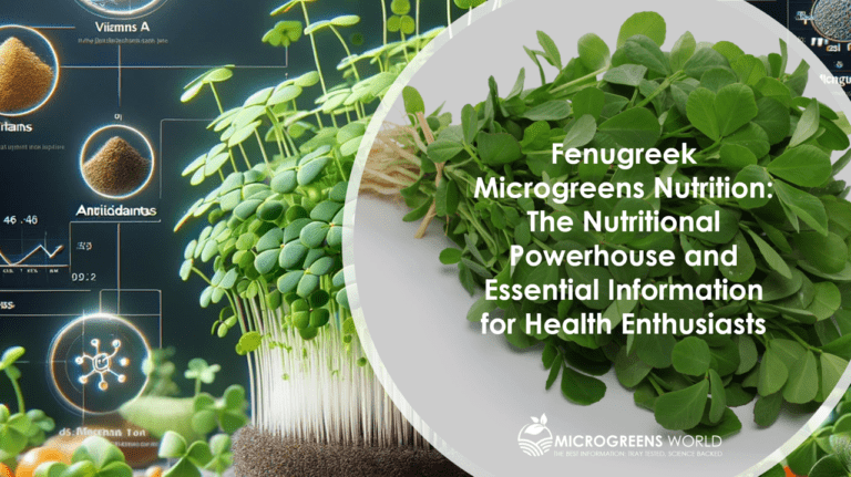Fenugreek Microgreens Nutrition