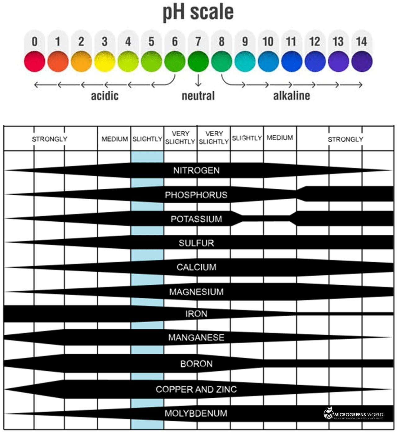 Water pH Chart