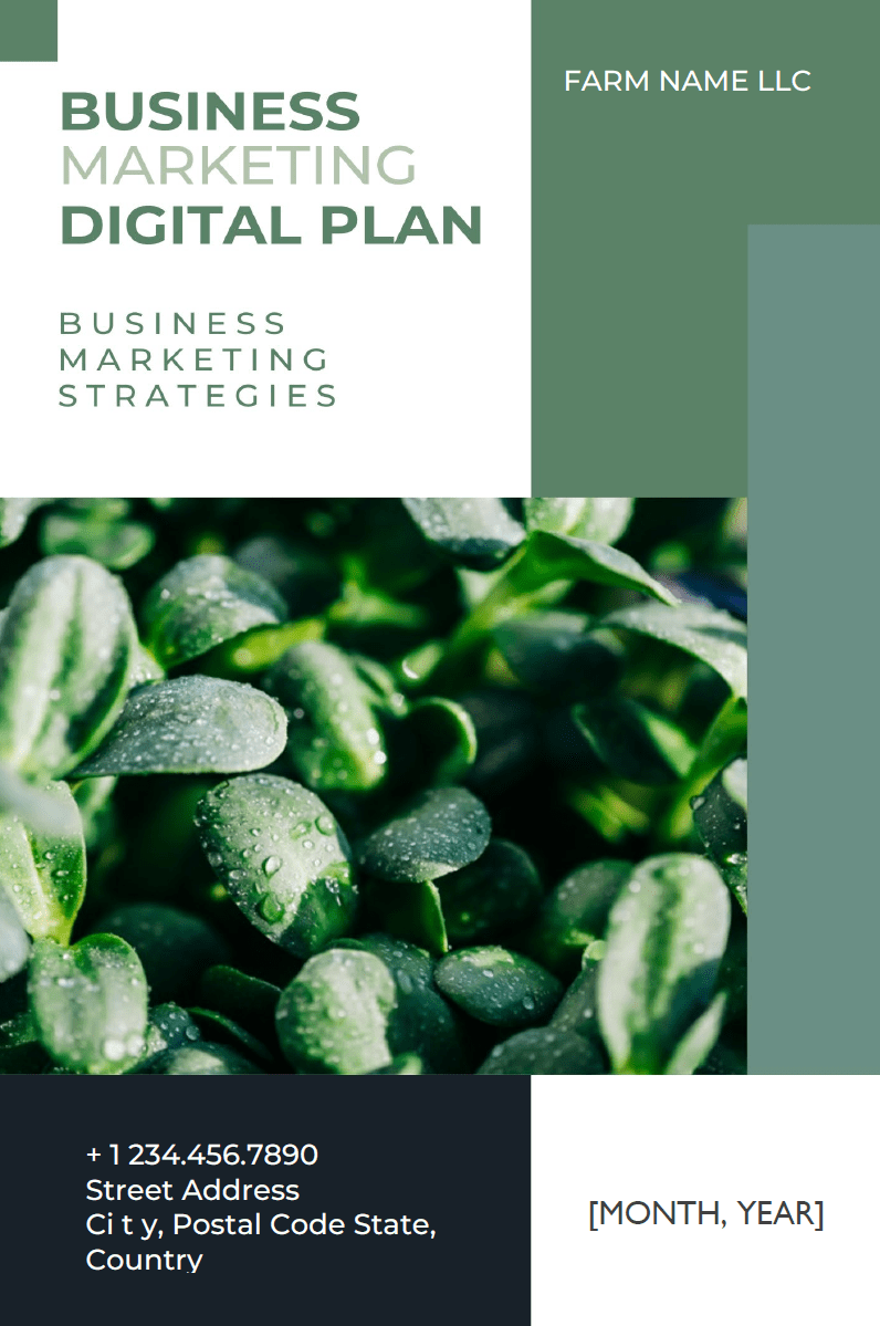 Digital Marketing Plan: Cultivating Success for Your Microgreens Business