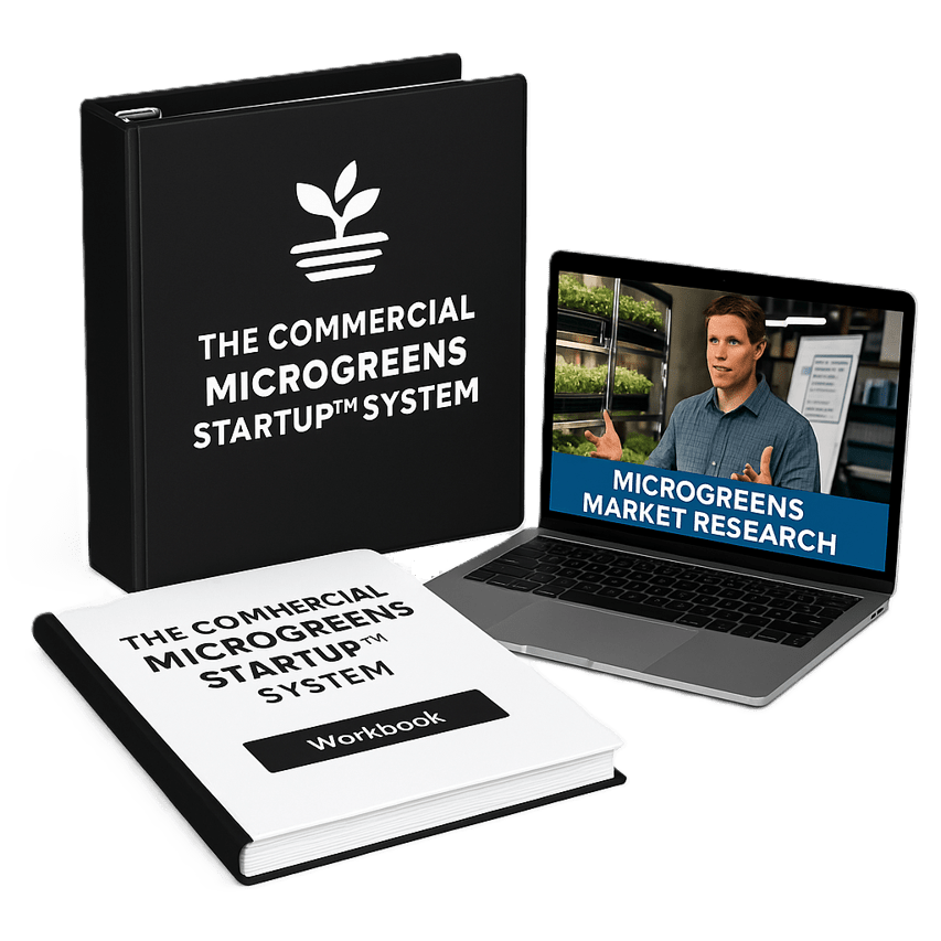 The Commercial Microgreens Startup™ System