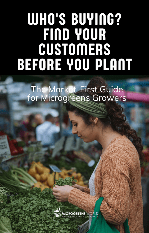 Cover - Woman sourcing microgreens