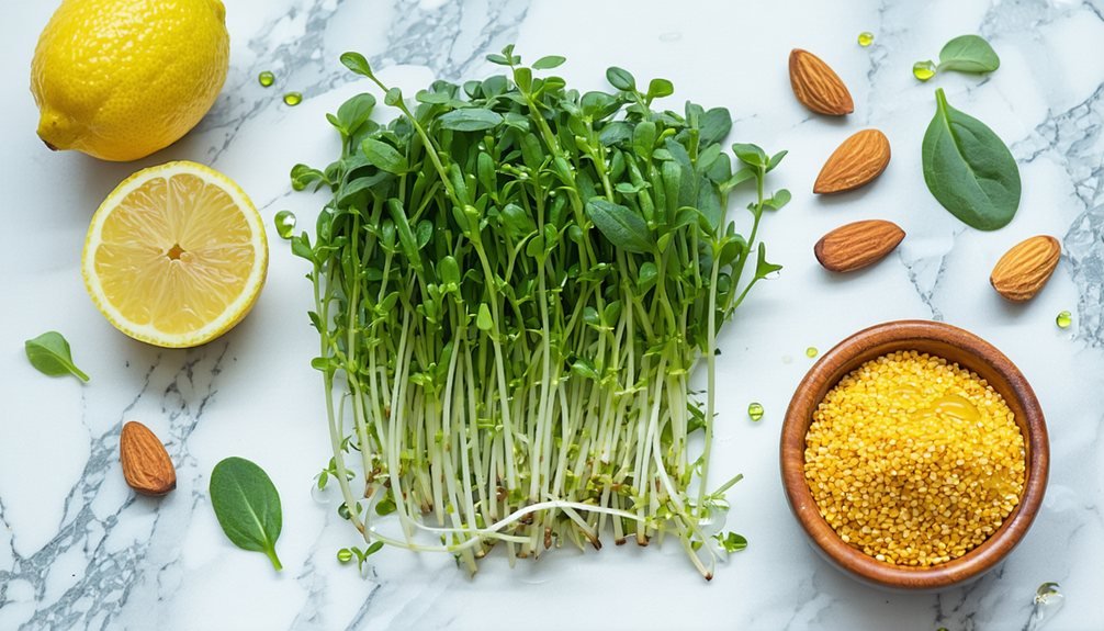 high vitamin peppery low calorie greens