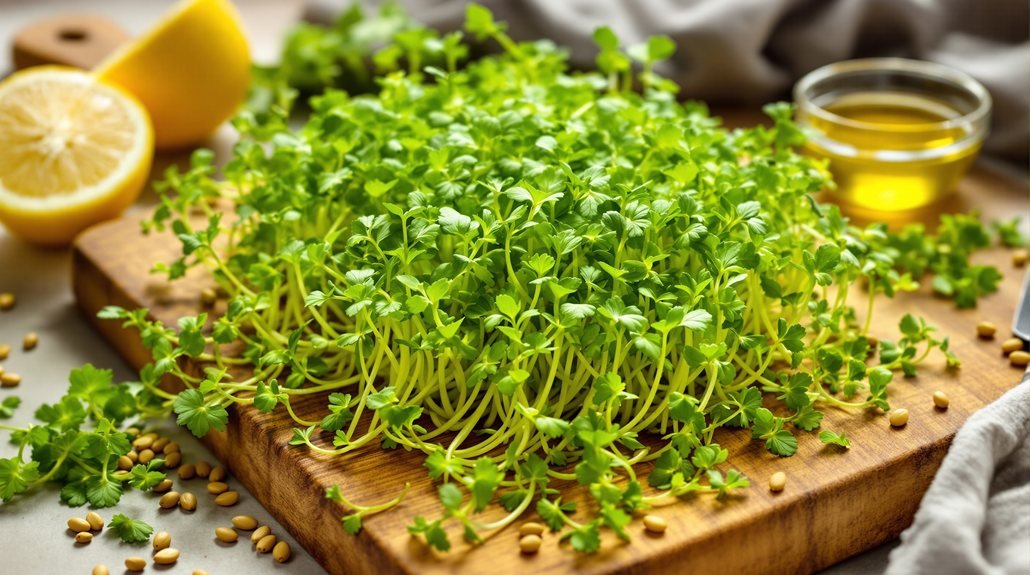 peppery allyl isothiocyanate greens